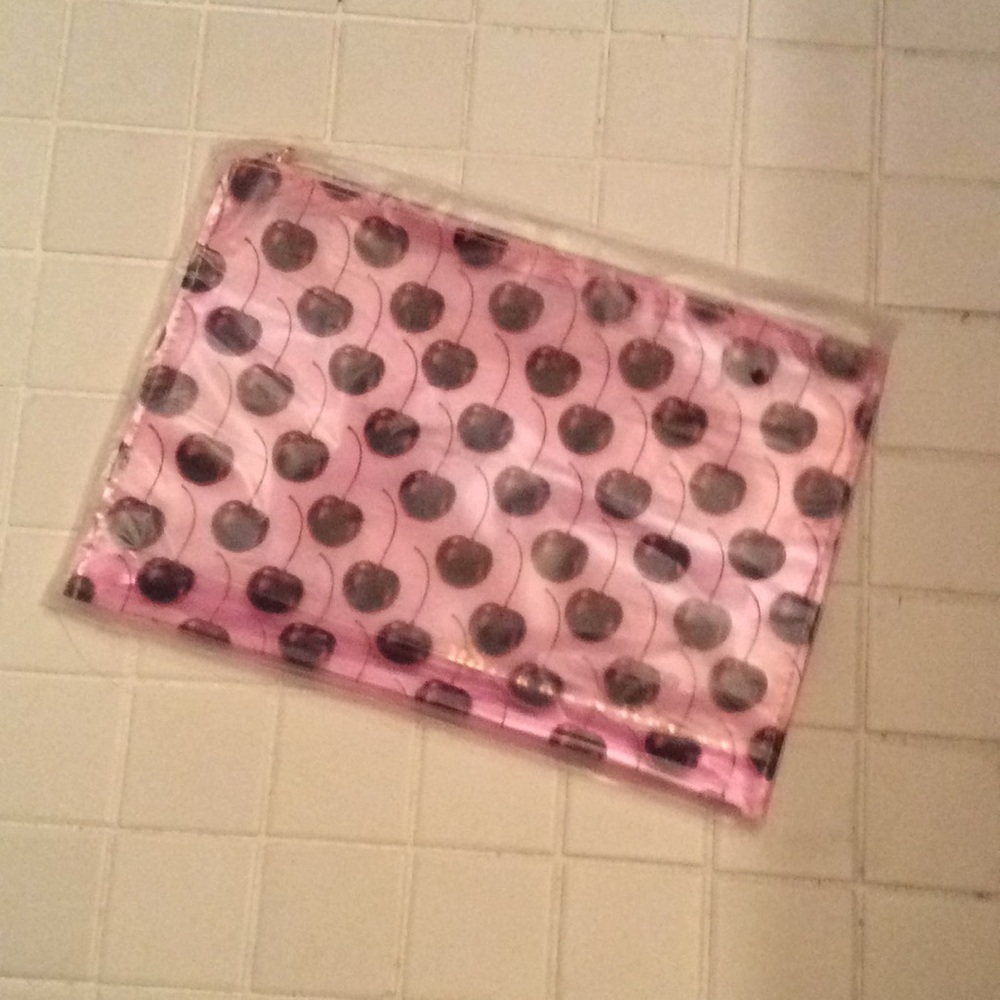 Urban Decay cherry makeup bag